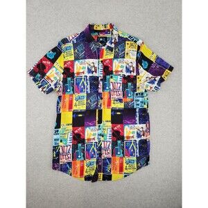 Disney Pixar Soul Movie DVD Music‎ Jazz Hawaiian Shirt Guitar Piano adult SMALL